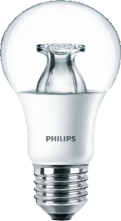 PHILIPS DIMTONE MASTER LED LAMP normaal 6W dimbaar van 2200K/3000K E27 (grote fitting) warm wit -